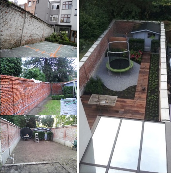 Tuin voor en na Tuin voor en na